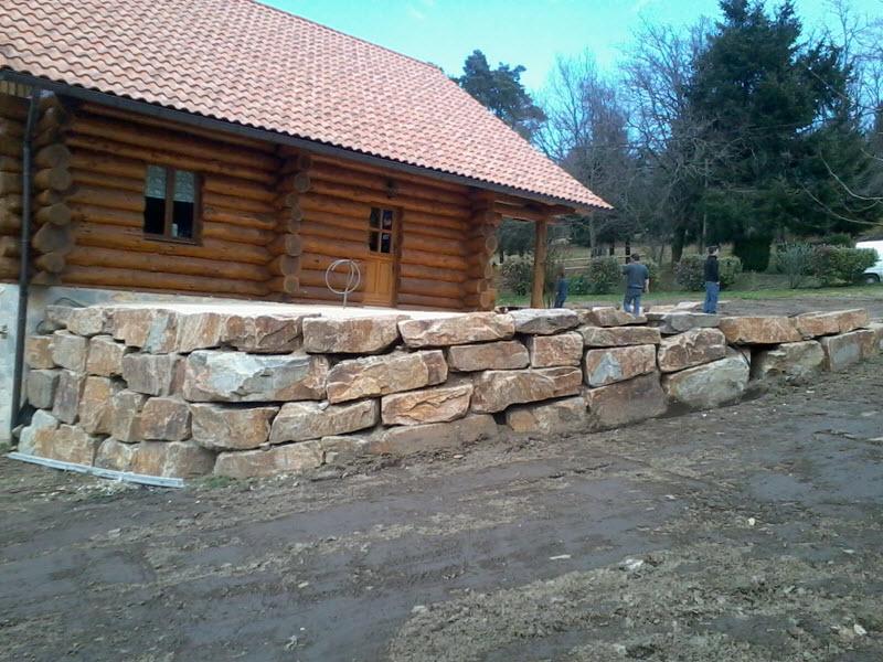 enrochement à Cognac-la-Forêt